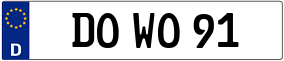 Truck License Plate